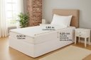 Ver imagem 5 de Protetor de Colchão Solteiro Impermeável Matelado Anti Ácaro 190x90 Branco