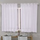 Ver imagem 2 de Cortina para Cozinha 2,70mx1,20m com Ilhós para Varão com Voil e Forro Pérola