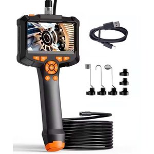 Sonda Industrial 10m Recarregavel Boroscopio Profissional com Tela 4,3" Câmera de Inspeção Full Hd