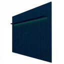 Ver imagem 4 de Painel Ripado 230x250 com Led para Tv 85 Polegadas Nobre Gelius Azul