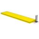 Ver imagem 6 de Prateleira Suporte Embutido 120x25cm Amarela - Conceito