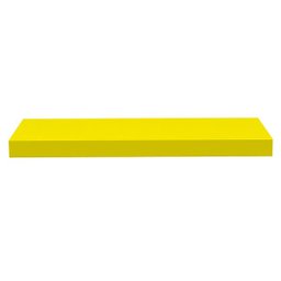 Prateleira Suporte Embutido 60x25cm Amarela - Conceito - 5