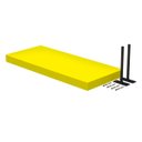Ver imagem 6 de Prateleira Suporte Embutido 60x25cm Amarela - Conceito