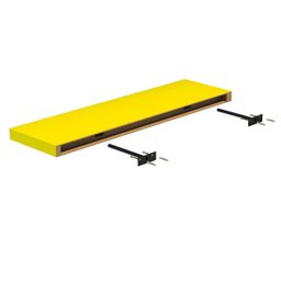 Prateleira Suporte Embutido 90x25cm Amarela - Conceito - 2