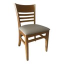 Ver imagem 2 de Cadeira Colorado em Madeira Maciça e Assento Estofado