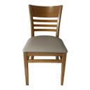 Ver imagem 1 de Cadeira Colorado em Madeira Maciça e Assento Estofado