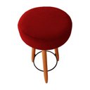 Ver imagem 2 de Kit Duas Banqueta Alta para Área Gourmet Balcão Pés Palito Courino Bordo Eli Móveis e Decoração
