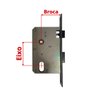 Fechadura para Banheiro Roseta Aço 40mm MGM Capri - 2