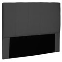 Ver imagem 1 de Cabeceira Estofada Cama Box Casal Ravenna 140cm Suede Preto - Desk Design