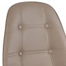 Kit 6 Cadeiras Eames Eiffel Botonê - Nude - Base de Madeira Clara - 5