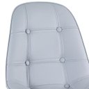 Ver imagem 5 de Kit 4 Cadeiras Eames Botonê - Cinza Claro - Base de Madeira Clara