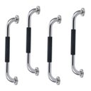 Ver imagem 1 de Barra de Apoio 60cm Inox Suporte Antiderrapante Kit 4 Unidades Banheiro Box Idoso Criança Gestante C