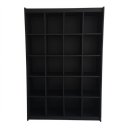 Ver imagem 1 de Estante Colmeia Organizadora Lojas e Comércios 100% Mdf Preto - Suprema Móveis