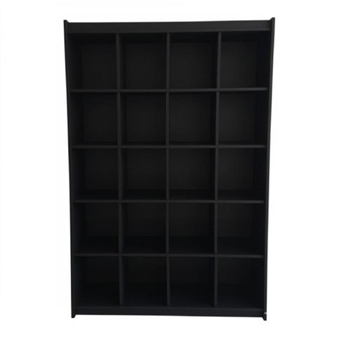 Estante Colmeia Organizadora Lojas e Comércios 100% Mdf Preto - Suprema Móveis