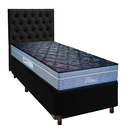Ver imagem 1 de Kit Cabeceira + Cama Box + Colchão Solteiro Molas Ensacadas Petrus Paropas