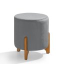 Ver imagem 2 de Puff Banqueta Luxor Redondo Fácil Montagem P/ Salas Recepção