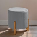 Ver imagem 3 de Puff Banqueta Luxor Redondo Fácil Montagem P/ Salas Recepção