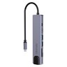 Cabo Adaptador Usb-c para Hdmi, Ethernet Cartões, Usb 3.0 Geonav - 1