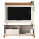 Ver imagem 6 de Painel para Tv 55 Pol e Rack Bancada 150cm Lucca Off/freijó C01 - Mpozenato