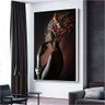 Quadro Mulher Africana Premium:90x60 cm/BRANCA - 9