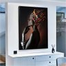 Quadro Mulher Africana Premium:90x60 cm/BRANCA - 3