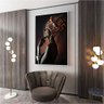 Quadro Mulher Africana Premium:90x60 cm/BRANCA - 8