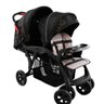 Carrinho de Bebê Passeio para Gêmeos Galzerano Denver Preto - 1
