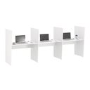 Ver imagem 1 de Mesa de Atendimento 3 Lugar Iron Branco
