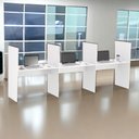 Ver imagem 3 de Mesa de Atendimento 3 Lugar Iron Branco