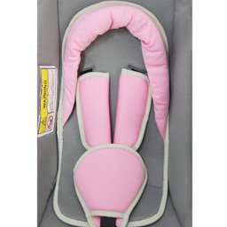 Bebê Conforto 0 A 13 Cadeirinha Inmetro Baby Style Cor:Rosa - 5