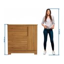 Ver mais imagens de Cômoda para Quarto 4 Gavetas 108,2x108cm Marrom/Freijó