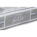 Ver imagem 2 de Cama Box Casal: Colchão Molas Pocket Ensacadas Castor Super Luxo Látex Slx + Base Crc Suede Gray (