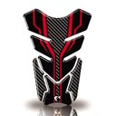 Ver imagem 1 de Protetor de Tanque Adesivo Moto Cg Twister Factor Fazer Gsx-s Cobra Motoparts Preto Vermelho
