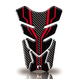 Protetor de Tanque Adesivo Moto Cg Twister Factor Fazer Gsx-s Cobra Motoparts Preto Vermelho - 1