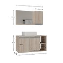 Ver imagem 4 de Conjunto de Gabinete Banheiro 80cm com Cuba e Espelheira