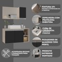 Ver imagem 7 de Conjunto de Gabinete Banheiro 80cm com Cuba e Espelheira