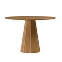 Ver imagem 5 de Mesa de Jantar Isis 4 Lugares Redonda MDF 117cm Cinamomo