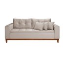 Ver imagem 4 de Sofá Atenas 1,70 Veludo Marfin Living Base Madeira Império Estofados