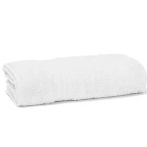 Toalha de Rosto Bouton/buettner Algodão Egípcio 50cmx80cm Platine Branca