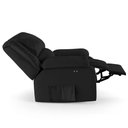 Ver imagem 2 de Poltrona do Papai Reclinável Melim Power Touch Massagem Pu Preto Fh1 - D'Rossi