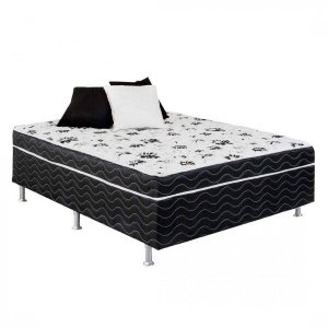Cama Box Conjugada Casal 43x138x188cm D28 Union Ortopedic Ortobom