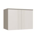 Ver imagem 1 de Modulo Aéreo 2 Portas 100cm x 73cm Elegance Cinza/Niquel|Blanc