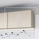 Ver imagem 2 de Modulo Aéreo 2 Portas 100cm x 73cm Elegance Cinza/Niquel|Blanc