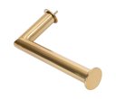 Ver imagem 2 de Porta Papel Higiênico Papeleira de Parede de Banheiro 13cm em Aço Inox Dourado Tessália Stainless