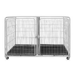 Canil Pet Mix Modular Duplo Inferior Branco - 1