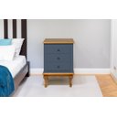 Ver imagem 1 de Mesa de Cabeceira Luis Xv 3 Gavetas - Petroleo