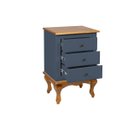 Ver imagem 4 de Mesa de Cabeceira Luis Xv 3 Gavetas - Petroleo