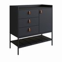 Ver imagem 1 de Cômoda Multifuncional Personal 90cm Preto