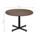 Ver imagem 2 de Mesa de Reunião Redonda Red Afarra