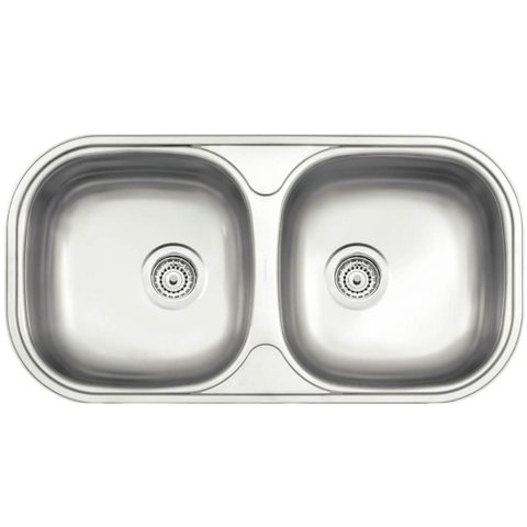 Cuba Dupla 26l Tramontina Isis 78x40cm Inox Escovado